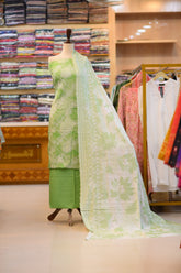 3-PC Unstitched Digital Printed Embroidered Viscose | EV-5